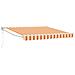 Tenda Retrattile Automatica Gialla e Arancione 350x250 cm - Foto miniatura 1