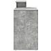Scrivania con Storage Grigio Cemento 120,5x44x88,5 cm Legno Ingegnerizzato - Foto miniatura 5
