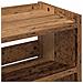 Scarpiera Legno Antico 60x25x81 cm in Legno Multistrato - Foto miniatura 7