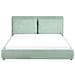 Letto Velluto Bajonna 180 X 200 Cm Verde Menta - Foto miniatura 4