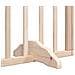 Cancello per Cani Pieghevole 6 Pannelli 480 cm Legno di Pioppo - Foto miniatura 6