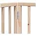 Cancello per Cani Pieghevole 6 Pannelli 480 cm Legno di Pioppo - Foto miniatura 8