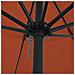 Ombrello da giardino Rosso e Nero 395 x 395 x 245 cm - Foto miniatura 4