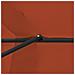 Ombrello da giardino Rosso e Nero 395 x 395 x 245 cm - Foto miniatura 6