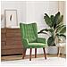 Sedia rilassante Verde chiaro 63 x 67 x 94 cm Velluto - Foto miniatura 2