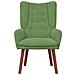 Sedia rilassante Verde chiaro 63 x 67 x 94 cm Velluto - Foto miniatura 4
