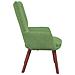 Sedia rilassante Verde chiaro 63 x 67 x 94 cm Velluto - Foto miniatura 5
