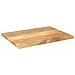 Piano per Tavolo 70x60x3,8 cm Rettangolare Legno Massello Mango - Foto miniatura 2