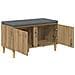Panca per ingresso con porta Rovere Artigianale 80 x 38 x 46 cm - Foto miniatura 5