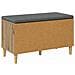 Panca per ingresso con porta Rovere Artigianale 80 x 38 x 46 cm - Foto miniatura 8