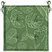 Cuscini per sedie 4 pcs Verde e Bianco 50 x 50 x 4 cm - Foto miniatura 5