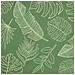 Cuscini per sedie 4 pcs Verde e Bianco 50 x 50 x 4 cm - Foto miniatura 7
