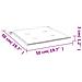 Cuscini per sedie 4 pcs Verde e Bianco 50 x 50 x 4 cm - Foto miniatura 8