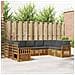 Set divani 9 pcs Naturale e Antracite Legno di Acacia Massello - Foto miniatura 2