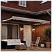 Cornice per Tenda Manuale con LED Beige e Bianco 4 × 3 m - Foto miniatura 3
