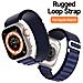 Cinturino Orologio per Apple Watch - Poliestere, Blu Navy, Blu - Foto miniatura 4