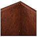 Vaso da giardino Ruggine 40 x 40 x 75 cm Acciaio Corten - Foto miniatura 6