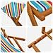 Lettino 2 pcs 3 Posizione Legno di Eucalipto Massello - Foto miniatura 8