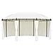 Gazebo Bianco Crema 530x350x265 Cm - Foto miniatura 5