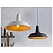 Lampada Da Soffitto Bianca Opaca E Color Oro - Bayou - Foto miniatura 2