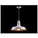 Lampada Da Soffitto Bianca Opaca E Color Oro - Bayou - Foto miniatura 5