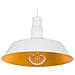 Lampada Da Soffitto Bianca Opaca E Color Oro - Bayou - Foto miniatura 28