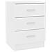 Comodini 2 pz Bianco 38x35x56 cm in Legno Ingegnerizzato - Foto miniatura 4