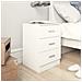 Comodini 2 pz Bianco 38x35x56 cm in Legno Ingegnerizzato - Foto miniatura 1