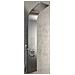 Colonna Doccia 4 Funzioni Acciaio Inox Getto A Cascata 2 Bocchette Idro Lombari L20xp44xh140 *** Finitura- : Spazzolato - Foto miniatura 1