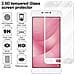 Pellicola Armatura A Schermo Intero Compatibile Con Asus Zenfone 4 Max (5,5 Zoll) In Trasparente Con Bianco - Vetro Temperato (tempered) Di Protezione Del Display In Durezza 9h Con 3d Touch - Foto miniatura 2