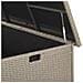 Bauletto In Rattan Color Tortora 155 X 75 Cm Modena - Foto miniatura 17