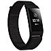 Bracciale Fitbit Charge 3/4 In Nylon Nero - Foto miniatura 6