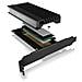 Convertitore per 1x M. 2 NVMe a PCIe x4 con Dissipatore di Calore e Striscia LED - Foto miniatura 3