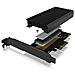 Convertitore per 1x M. 2 NVMe a PCIe x4 con Dissipatore di Calore e Striscia LED - Foto miniatura 8