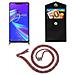 Catena Di Telefoni Cellulari Compatibile Con Asus Zenfone Max M2 In Colorful Parrot - Coperchio Protettivo In Silicone Con Anelli D'argento, Cinturino In Corda E Custodia Staccabile - Foto miniatura 7