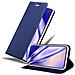 Custodia Compatibile Con Samsung Galaxy S21 5g In Classy Blu Scuro - Coperchio Protettiva Con Chiusura Magnetica, Funzione Stand E Tasca Per Le Carte - Foto miniatura 1