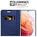 Custodia Compatibile Con Samsung Galaxy S21 5g In Classy Blu Scuro - Coperchio Protettiva Con Chiusura Magnetica, Funzione Stand E Tasca Per Le Carte - Foto miniatura 5