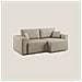Morfeo Divano Con Sedute Estraibili T02 Beige - Foto miniatura 5