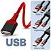 Cavo Usb Femmina Mhl A Hdmi Maschio + Usb Maschio Hd 2k Max Excell Nero / Rosso - Foto miniatura 5