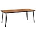 Tavolo Giardino Con Gambe Forcella 200x90x75 Cm Massello Acacia - Foto miniatura 2