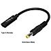 Coreparts Mbxusbc-co0005 Adattatore Per Inversione Del Genere Dei Cavi Usb C 5.5*2.5mm Nero (conversion Cable - Convert - Foto miniatura 2