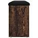 Panca Porta Scarpe Rovere Fumo 102x32x50 Cm Legno Multistrato - Foto miniatura 6