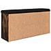 Panca Porta Scarpe Rovere Fumo 102x32x50 Cm Legno Multistrato - Foto miniatura 7