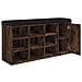 Panca Porta Scarpe Rovere Fumo 102x32x50 Cm Legno Multistrato - Foto miniatura 8