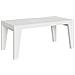 Tavolo Allungabile 90x180/284 Cm Naxy - Bianco Frassino - Foto miniatura 5