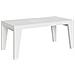 Tavolo Allungabile 90x180/284 Cm Naxy - Bianco Frassino - Foto miniatura 1