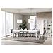 Tavolo Allungabile 90x180/284 Cm Naxy - Bianco Frassino - Foto miniatura 3