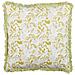 Cuscino Decorativo Filix Cotone 45 X 45 Cm Floreale Stampa A Blocchi Verde - Foto miniatura 6