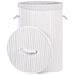 Cestino Sannar Legno Di Bambù Bianco 75 L - Foto miniatura 4
