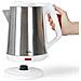 JEHA1723 bollitore elettrico 2 L 1500 W Acciaio inossidabile, Bianco - Foto miniatura 7
